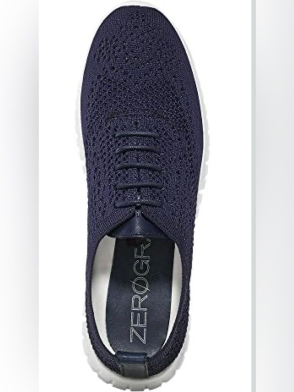 Cole Haan Zerogrand St Ox Marine Blue Knt Sneakers - Picture 5 of 7